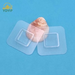YOVIP 1 Cái Móc Treo Tường Tự Dính Trong Suốt Dây Kệ Treo Tường Miếng Dán Cố Định Bên Miếng Dán Cho Nhà Bếp Phòng Tắm Tiện Ích VN