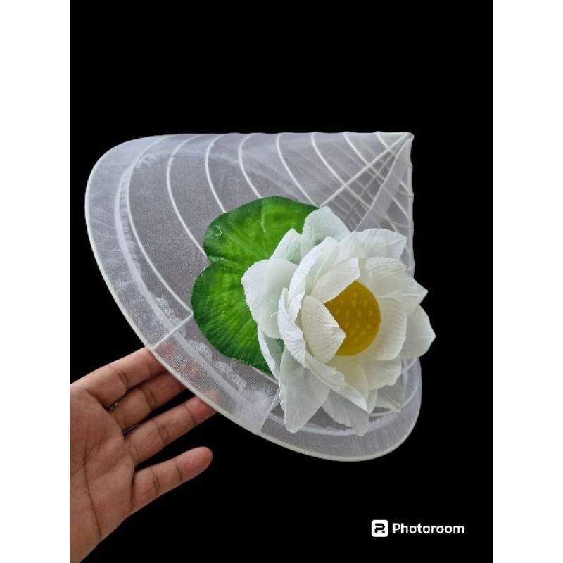bọc nón sen, mua về để bọc khung sắt hình chóp, nón lá truyền thống dùng biểu diễn văn nghệ