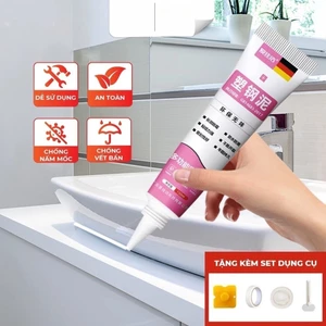 Keo Miết Mạch Bịt Khe Hở Bồn Rửa Chén, Nhà Vệ Sinh, Khô Nhanh, Chống Nấm Mốc, Chống Nước - Tặng Kèm 04 Phụ Kiện