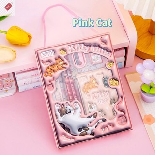 Bộ văn phòng phẩm ALIK 6in1 Bộ văn phòng phẩm cầm tay hoạt hình 3D Hộp quà học tập dành cho trẻ em Học tập Văn phòng phẩm Học sinh Đồ dùng học tập VN