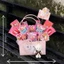 Giỏ quà Bánh Kẹo & Móc khoá Gấu siêu xinh - Quà tặng các dịp lễ, tặng người yêu, Valentine… (Kèm thiệp & Que kẹp thiệp)