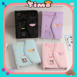 Sổ Đựng Card Binder Lông A5 Trái Tim Y2K Album Ảnh Idol Xinh Timo VPBL40