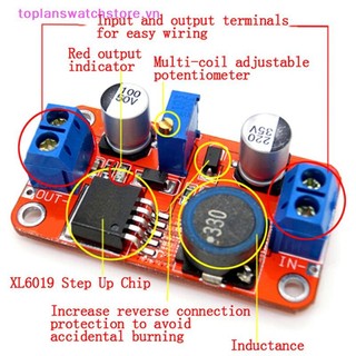 Toplanswatchstore 5A - mô-đun nguồn nâng cao chuyển đổi 3.3V-35V sang 5V 6V 9V 12V 24V Vn Vn