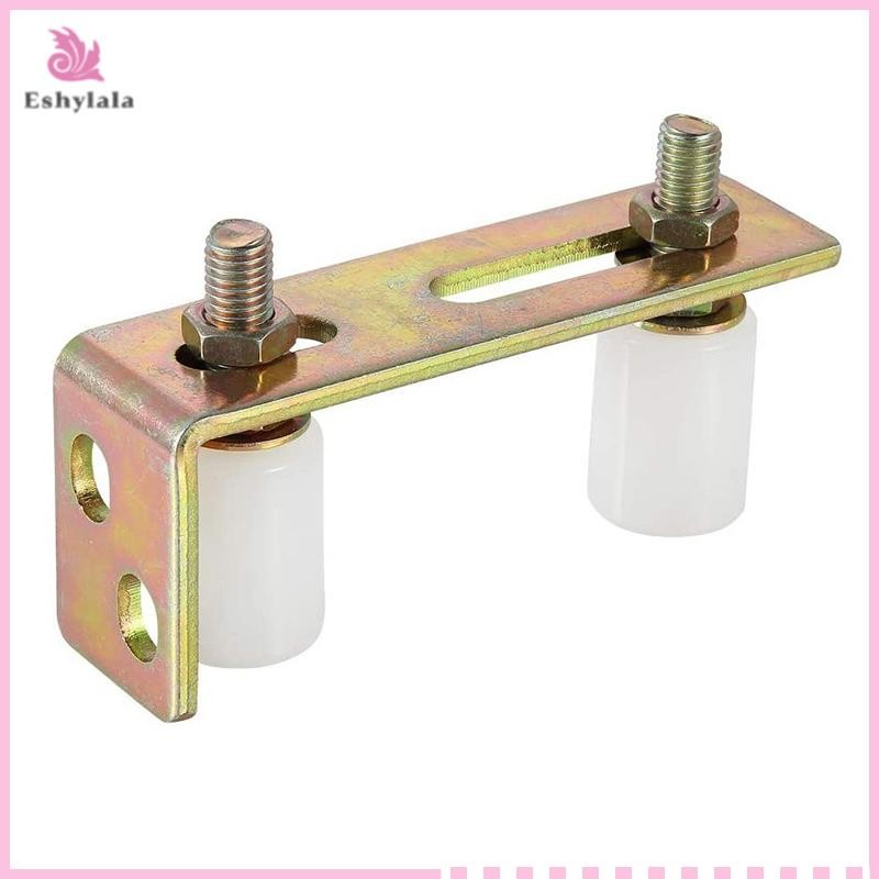1 Bộ Hướng Dẫn Bánh Xe Sân Cửa Hướng Dẫn Con Lăn Hướng Dẫn Cửa Trượt Con Lăn Có Giá Đỡ L-Pillar Con Lăn Nylon Đôi Có Thể Điều Chỉnh [MỚI]