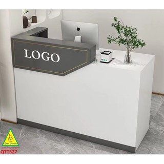 Quầy thu ngân, tiếp tân, tính tiền bằng gỗ MDF QTT527 - NỘI THẤT LẮP RÁP VIENDONGADV
