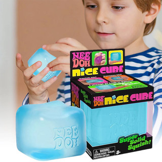 Nee Doh Nice Cube Squishy Toy | Stress Relief Fidget Cube for Kids & Adults