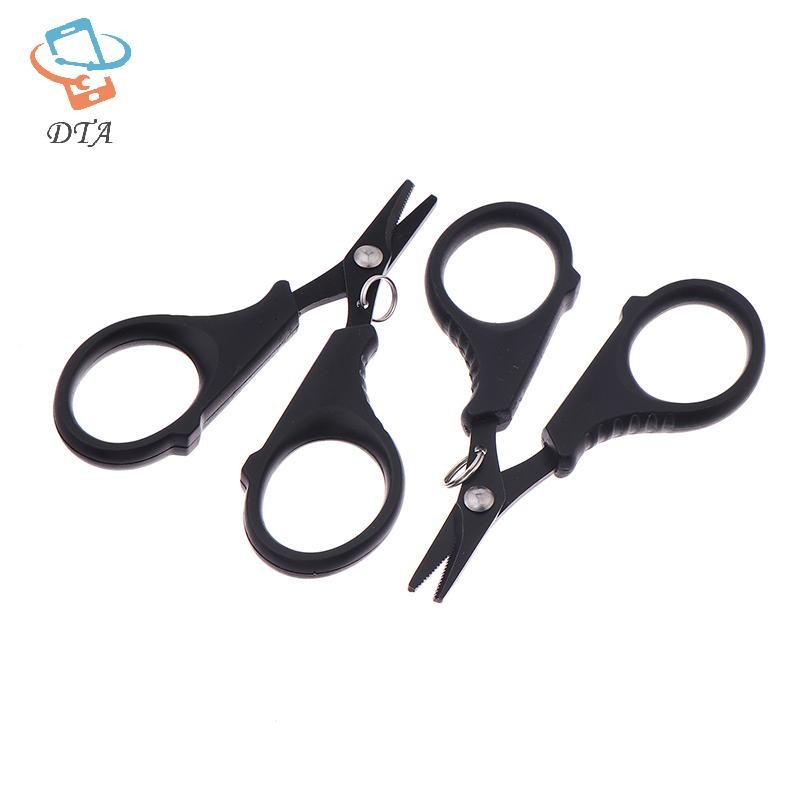 [DTA] Kìm kéo câu cá bằng thép không gỉ phủ titan có khóa có thể thu vào chống thất lạc Cắt dây bện PE Plies VN