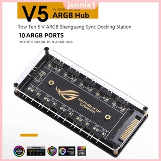 Bộ chuyển đổi trung tâm chia cáp RGB Hub ARGB cho bo mạch chủ ASUS / MSI / GIGABYTE [jennie1.vn]