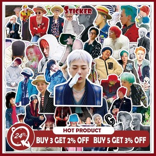 Bộ 50 Hàn Quốc Kpop Boy Star G-DRAGON Dán DIY Điện Thoại Notebook Vali Laptop Miếng Dán
