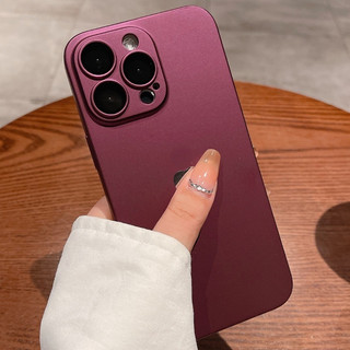 Ốp điện thoại cứng bảo vệ ống kính siêu mỏng PC cho IPhone X XS Max XR 11 12 13 14 15 16 Pro Max 14Plus