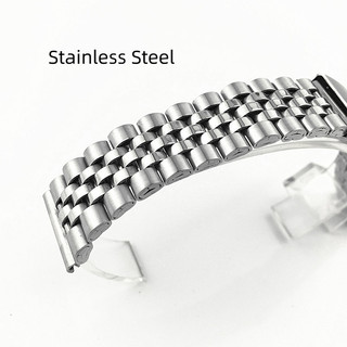 Vòng đeo tay đồng hồ bằng thép không gỉ Jubilee 18mm 20mm 22mm Dây đeo đồng hồ cho SEIKO 5 Diver Dây đeo đồng hồ đa năng thay thế cho đồng hồ cơ thạch anh Nam Nữ