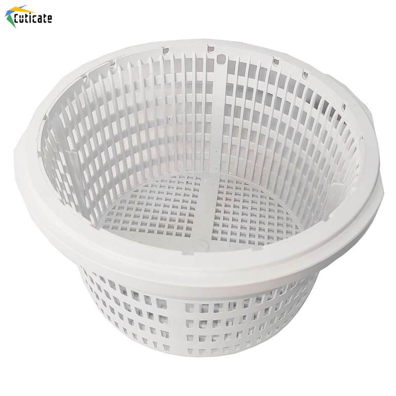 Giỏ skimmer bể bơi tái sử dụng màu trắng - hiệu quả trong việc lọc lá