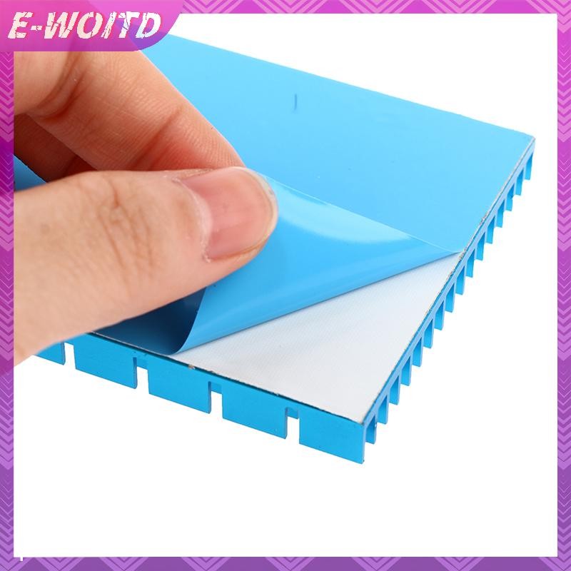 E-woitd 1Pc 150 * 65 * 8MM Bảng Tản Nhiệt Nhôm Tản Nhiệt CPU Bộ Khuếch Đại Công Suất Tản Nhiệt HNVN