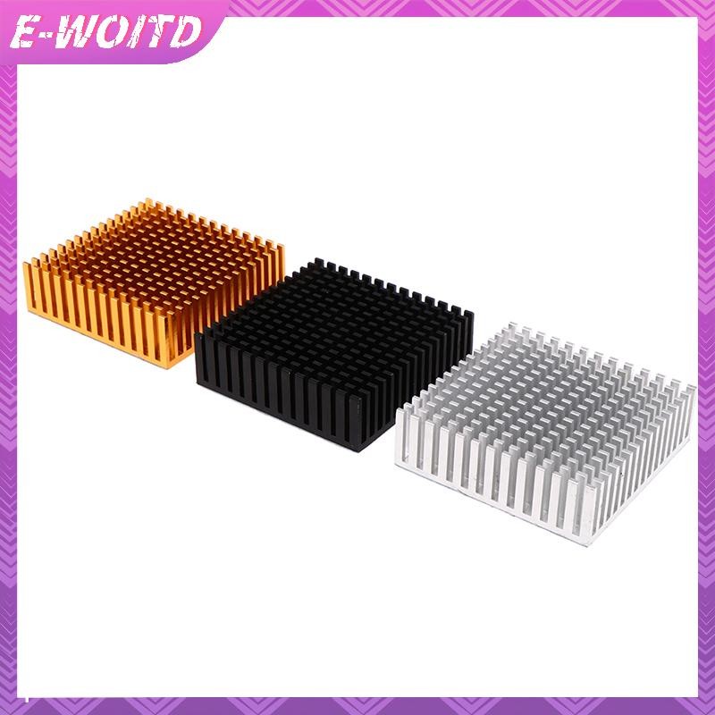 E-WOITD 50 * 50 * 15MM Bảng Tản Nhiệt Nhôm Tản Nhiệt CPU Power IC Chip Tản Nhiệt HNVN