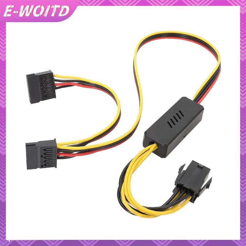E-WOITD 8PIN / 6PIN Sang Sata Bộ Chuyển Đổi Nguồn Cứng Cáp Kết Nối 12V Đến 4Pin Molex HDD Dây Cấp Nguồn Điện E-WOITD