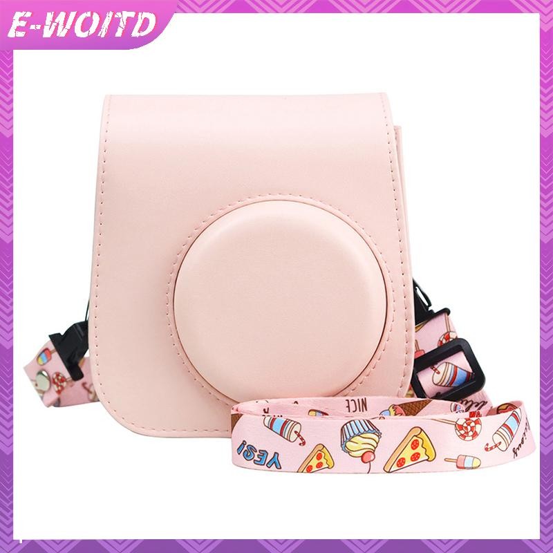 E-WOITD Dây đeo vai cổ máy ảnh 1,2m cho Instax 11 8 + 9 Dây đeo lưng đầy màu sắc Dây đeo máy ảnh HNVN