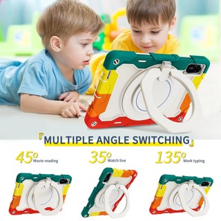 Ốp Lưng Tương Thích Cho Redmi Pad 2 2025 11inch Redmi Pad 2 4G Máy Tính Bảng Trẻ Em Bảo Vệ Trẻ Em Cầm Tay An Toàn 360° Vỏ xoay Chống sốc
