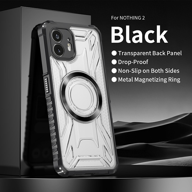 For Nothing Điện thoại (2a) Plus (2) (1) Ốp lưng trong suốt Vỏ bảo vệ Camera chống sốc sang trọng