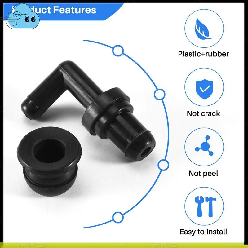 Bộ van PCV 90 độ và Grommet cho / 17130-PM6-003 + 17139-PK1-000
