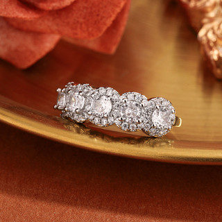 Châu Âu Mỹ ins Nhẫn Zircon Full Kim Cương Phong Cách Mới Nữ