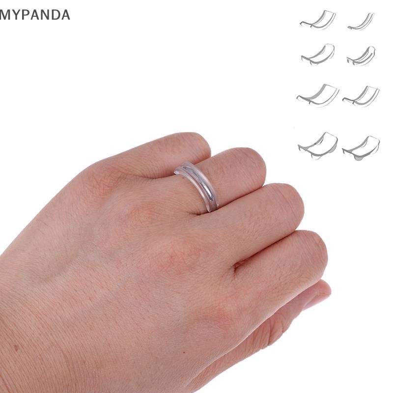 MYPANDA Bộ 8 miếng điều chỉnh kích thước vòng vô hình, miếng đệm bảo vệ giảm rộng cho nhẫn