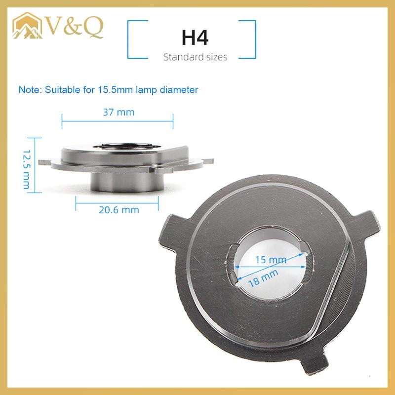 Littleloves1 Cho V7-9005 / 9006 / 9012 / H11 / H7 / H4 / H3 / H1 Kẹp Giữ Đèn LED Ô Tô Đèn Pha Bóng Đèn Đế Adapter Ổ Cắm Giá Đỡ EN