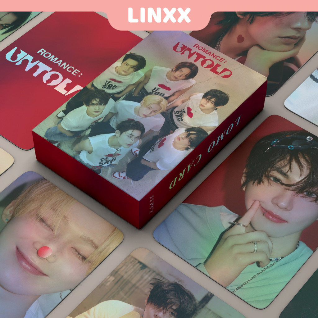 Linxx 55 Chiếc ENHYPEN ROMANCE: Thẻ Laser ba chiều KHÔNG CÓ HÀNG Kpop ...