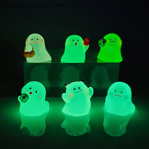 Dạ Quang Halloween Ma Trang Trí Hoạt Hình Búp Bê Micro Phong Cảnh Nhà Búp Bê Đồ trang trí Nội Thất Ô Tô Trang Trí Máy Tính Để Bàn Nhà [zkm]