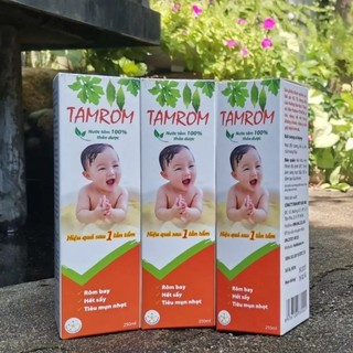 Nước tắm rôm  ( TAMROM ) cho  trẻ em hiệu quả sau 1 lần tắm.