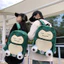GC2 Pokemon Snorlax Sang Trọng Ba Lô Cặp Đôi Túi Dung Tích Lớn Ba Lô Sinh Viên Đại Học Nữ Hoạt Hình Dễ Thương Túi Đi Học