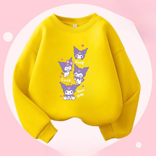 Trẻ mới biết đi Kawaii Áo Sơ Mi Thường Ngày Kuromi Hoạt Hình Unisex Trẻ Em Áo Khoác Cho Bé Gái