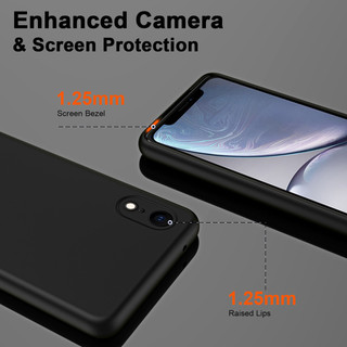 Dành Cho iphone X Xs Max XR Ốp Lưng Silicon Lỏng Nâng Cấp Có Cạnh Vuông Bảo Vệ Camera Mềm Chống Trầy Xước Lớp Lót Microfiber Chống Sốc Mỏng Bao