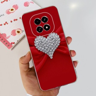 Ốp Chống Sốc Cho Realme V60 RMX3995 / Realme V60s RMX3996 Vỏ Trong Suốt Phi Hành Gia Hoa Phổ Biến Cho RealmeV60 Ốp Lưng