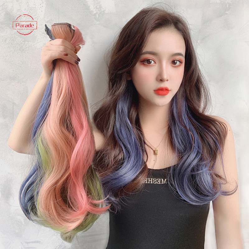 Parade 60cm Tóc Nối Dài Kẹp Tóc Trong Tóc Dài Thẳng Tai Tóc Giả Kẹp Tóc VN