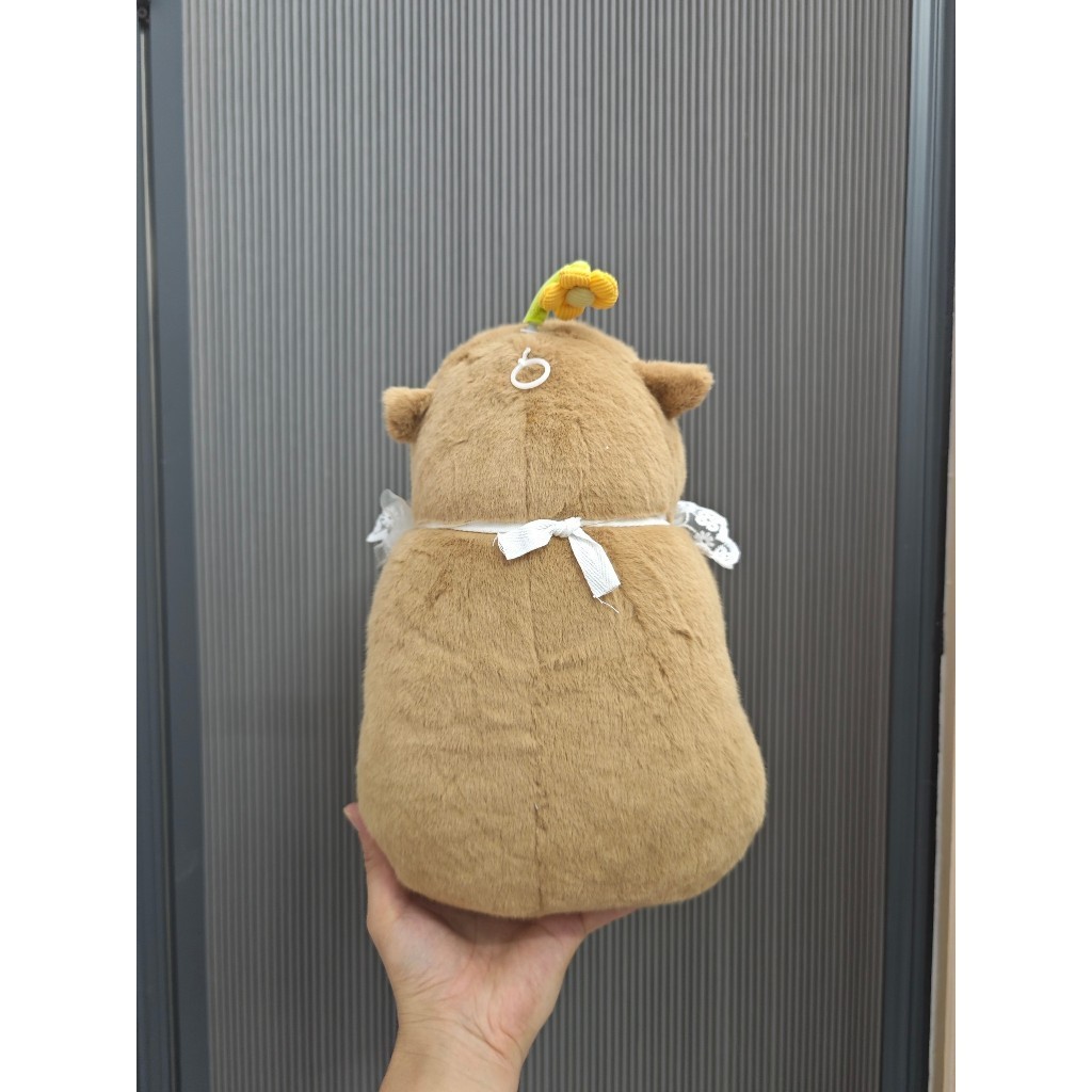 Capybara Chong Chóng Dễ Thương Gấu Bông Capybara Mũ Chong Chóng Chuyển Động Quay Capybara Đầu Hoa Mẫu Mới