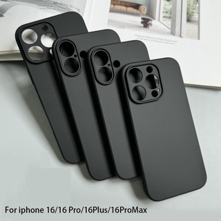 Ốp điện thoại silicon mờ sang trọng, thích hợp cho iPhone 16 Pro Max 16 Plus, vỏ bảo vệ mắt cảm ứng chống trượt dạng lỏng