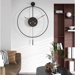 AIMI TỐI GIẢN KIM LOẠI ĐỒNG HỒ TREO TƯỜNG IM LẶNG NỀN NHÀ TRANG TRÍ TƯỜNG ĐỒNG HỒ CON LẮC THÍCH HỢP CHO NHÀ BẾP PHÒNG NGỦ PHÒNG KHÁCH