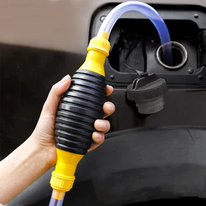 Ống Hút Xăng Dầu Chất Lỏng Bóp Tay, Dụng Cụ Bơm Hút Rượu Tiện Lợi Dây Dài 1m/2m-GIOVA