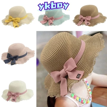 YKBOY Mũ Ngư Dân, Mũ Có Thể Điều Chỉnh Trẻ Em Bé Trai Bé Gái Mũ Xô Mũ, Mũ Rơm Tập Đi Trẻ Em Mũ Nơ Panama Mũ Che Nắng Thoáng Khí Đi Biển