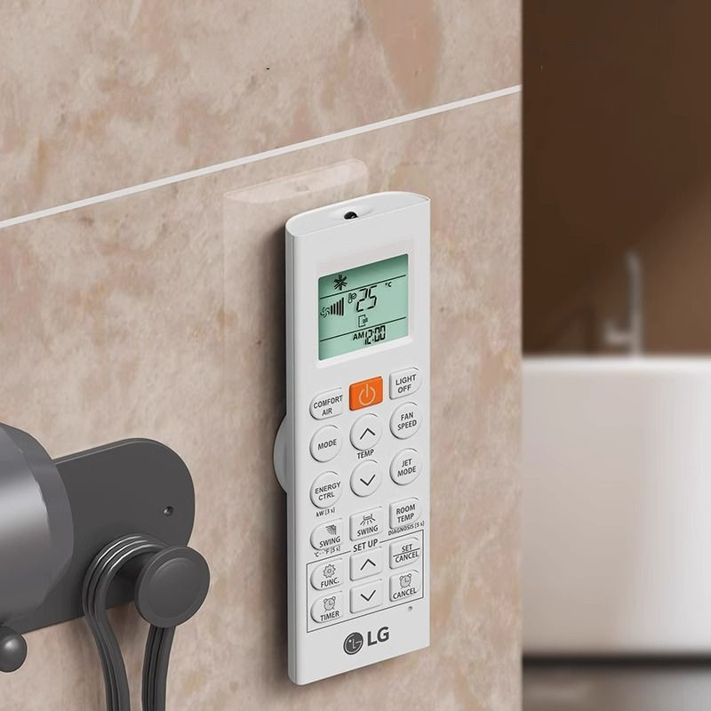 2pieces Điều Khiển Từ Xa Miếng Dán Từ Tính Tivi Điều Hòa Điều Khiển Từ Xa Lưu Trữ Tường Đục Lỗ-Miễn Phí Treo Tường Magne Mạnh Mẽ