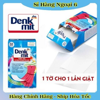 [auth] Giấy hút màu và chống phai màu quần áo DENKMIT 24 tờ- Nội địa Đức Đủ Bill [Hot]