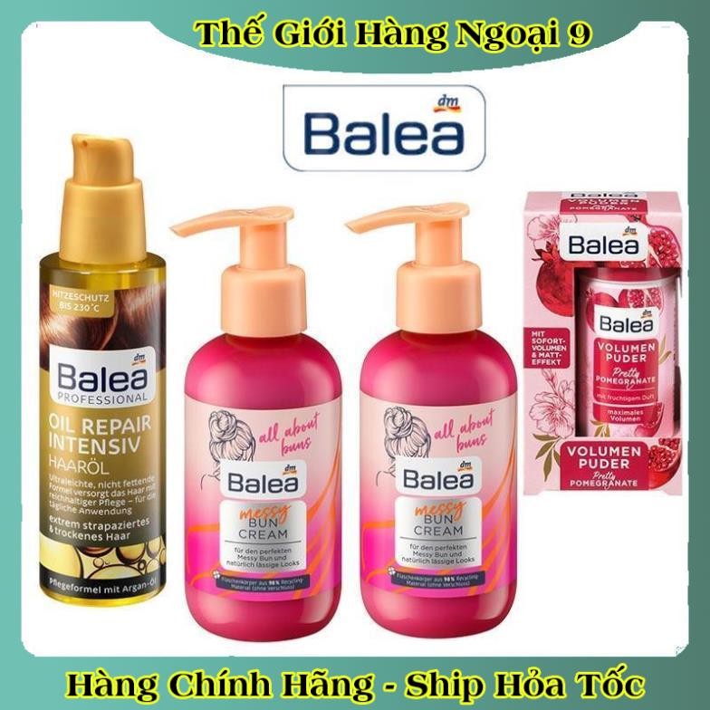 Bột phồng tóc, kem làm phồng tóc, dưỡng tóc, xịt nước hoa tóc Balea của Đức- Nội địa Đức Đủ Bill