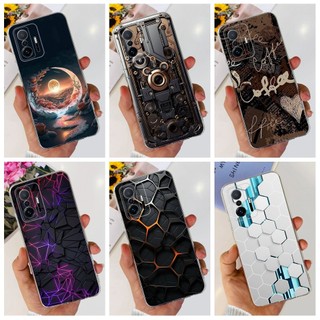 Dành Cho Xiaomi 11T Vỏ Mi 11T Pro Ốp Lưng Điện Thoại Đá Cẩm Thạch Sang Trọng Silicon Mềm TPU Trong Suốt Bảo Vệ Cho Xiaomi Mi 11T Pro Ốp Lưng