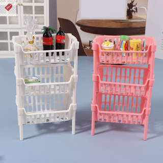 ALIK 1 / 12 Nhà Búp Bê Thực Phẩm Trái Cây Giỏ Chứa Đồ Búp Bê Nhà Xếp Chồng Giỏ Nhà Búp Bê Phụ Kiện Trang Trí VN