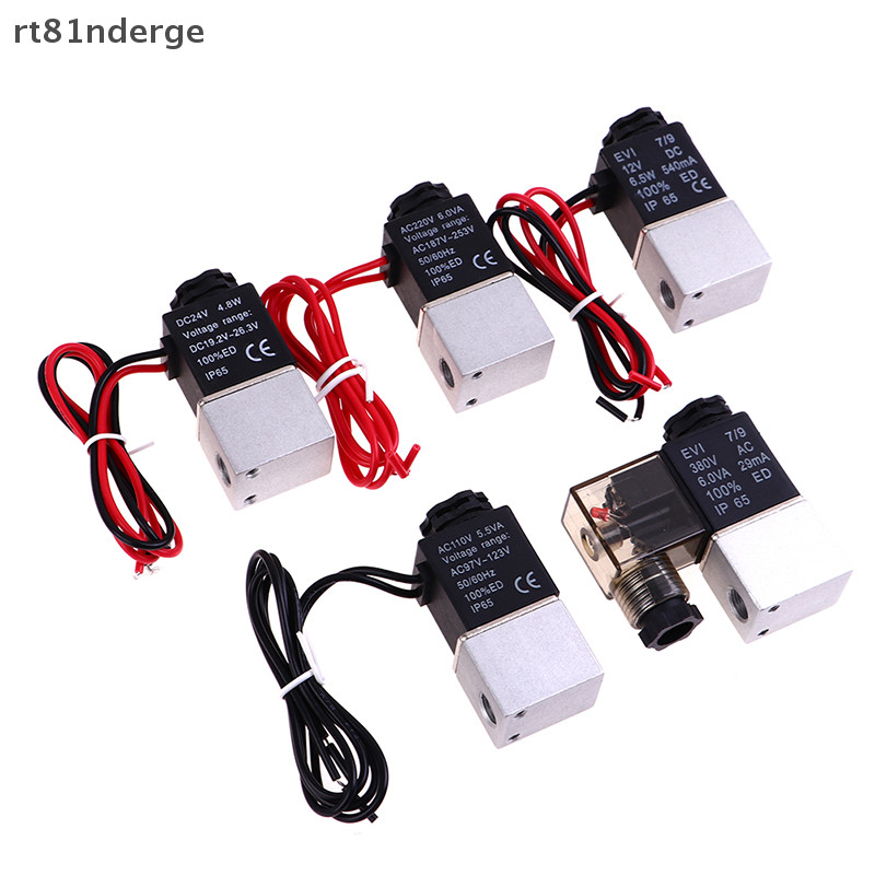 Ge 12V 24V 110V 220V 380V Van điện từ 1 / 8 "Van khí nén trực tiếp 2 chiều n