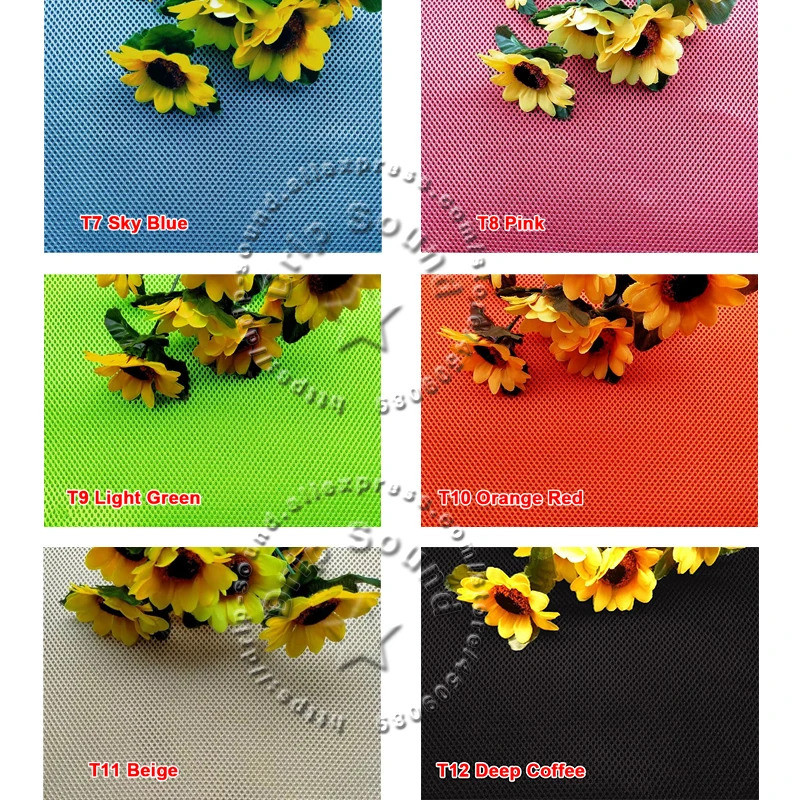 1 Chiếc Dày 1.4x1m Loa Bụi Vải 3D Co Giãn Vải Polyester Âm Thanh Nướng Lưới Bao Lọc Ghế Ô Tô Vải
