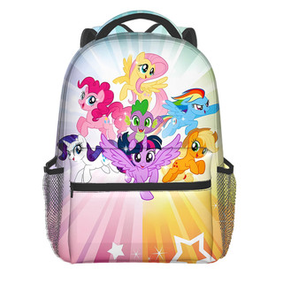My Little Pony Ba Lô In Hoàn Toàn Ba Lô Dung Tích Lớn Dây Đeo Vai Rộng Giảm Căng Thẳng Ba Lô Túi Máy Tính Quà Tặng Sinh Nhật
