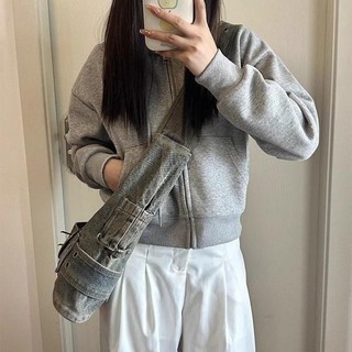 2024 Phong Cách Mới Retro Nách Đặt Hàng Túi Đeo Vai y2k Túi Denim Niche Túi Tote Thường Ngày Phù Hợp Với Túi Messenger