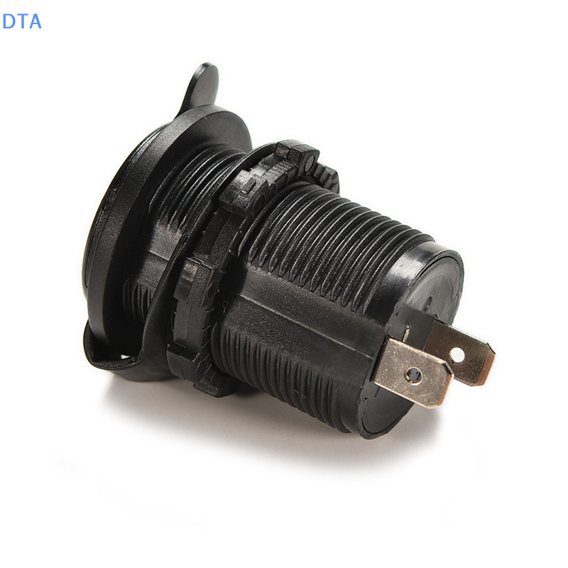 Dta Ổ cắm xe hơi 12V chống nước Bộ sạc USB Bộ chuyển đổi nguồn Ổ cắm PO