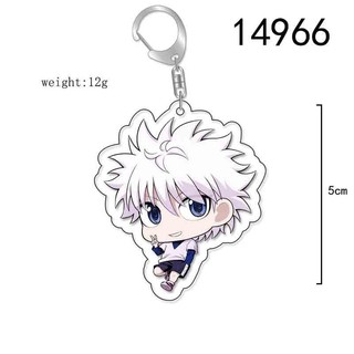 Hunter Killua, Kurapika Leorio, Isaac Sissoo và Alga đánh bại móc khóa kẻ thù